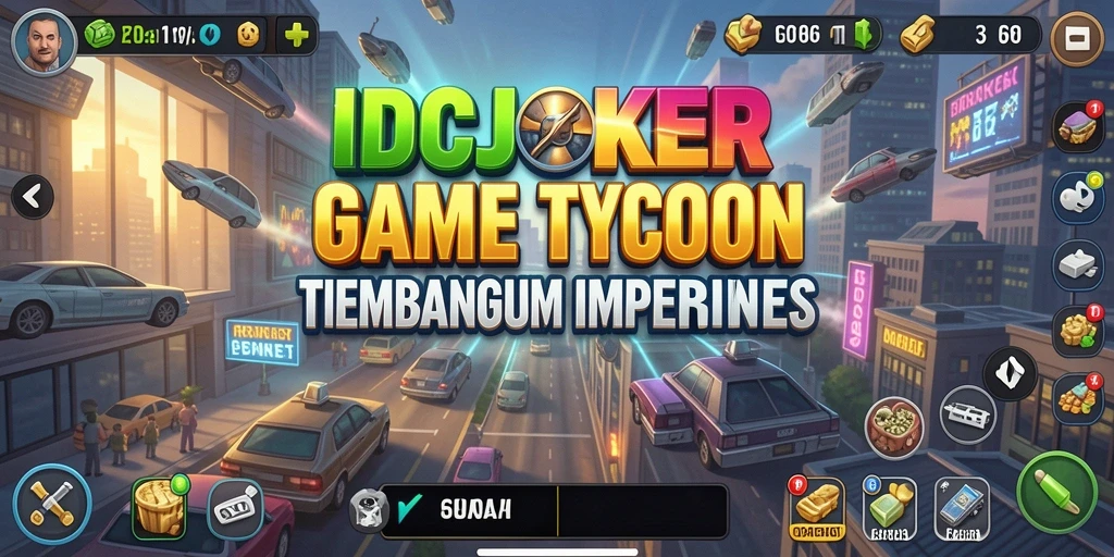 Tampilan gameplay seru dari IDCJOKER yang menampilkan pembangunan bisnis.